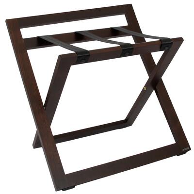 Wooden Suitcase Supports with Walnut Back